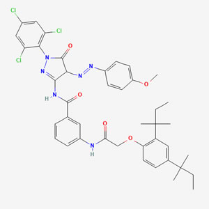 3-[[2-[2,4-˫(�����)������]������]����]-N-(4,5-����-4-[(4-��������)ż��-5-����-1-(2,4,6-���ȱ���)-1H-����-3-��]��������